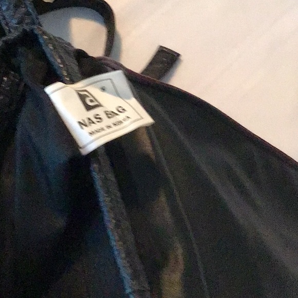 Nas patchwork shoulder bag used great condition adjustable strap clean inside - Picture 3 of 5